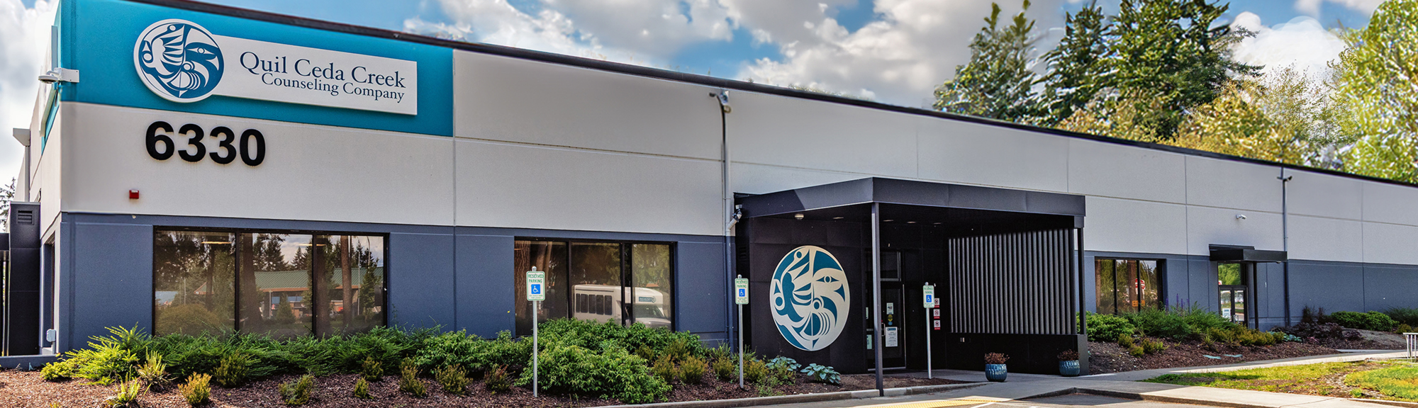 Building where Quil Ceda Creek Counseling Center is located in Tulalip Wa.
